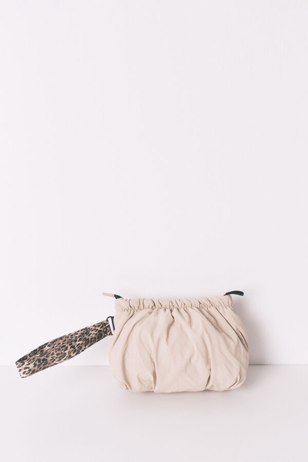 Women'secret Nécessaire pequena de nylon com estampa de animal cru