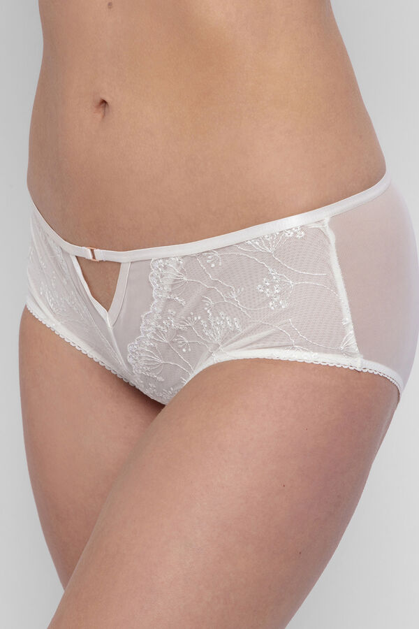 Dorina Cueca culotte de renda Yelena bege