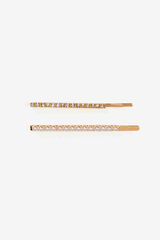 Vilanova Pack de dos horquillas amarillo