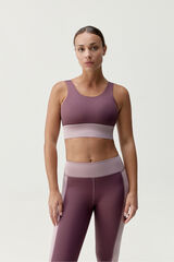 Born Living Yoga Top Maiko Verde Iceberg/Verde Profundo estampado