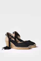 Toni Pons Alpargata valenciana de tac&oacute;n - CALONGE negro