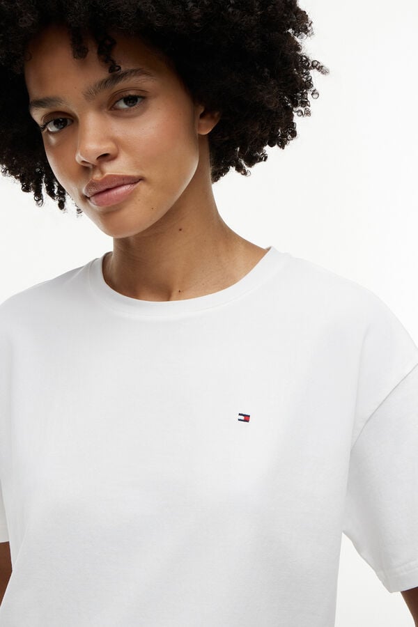 Tommy Hilfiger Pijama curto estampado a riscas estampado