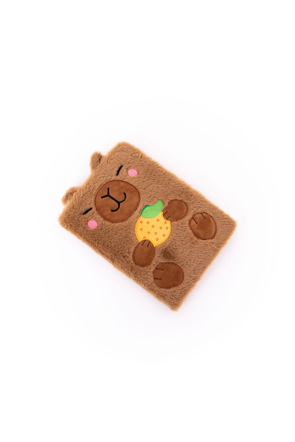 Mr. Wonderful Caderno de pel&uacute;cia A5 - Capivara estampado