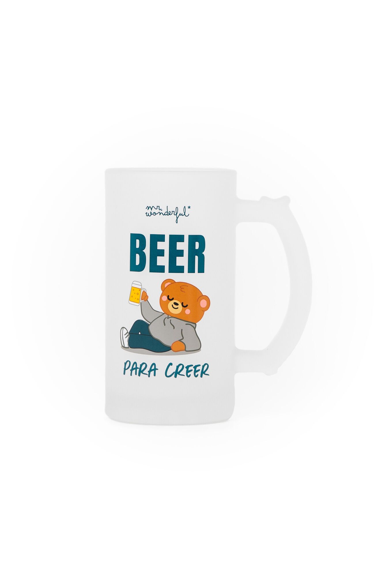 Mr. Wonderful Caneca de cerveja - Beer para creer