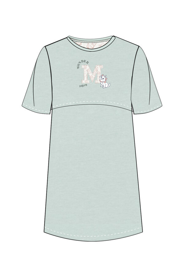 Admas DISNEY Camisola manga curta maternity Wonder Mum para mulher azul