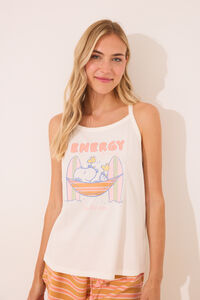 Women'secret Pijama curto com alças do Snoopy