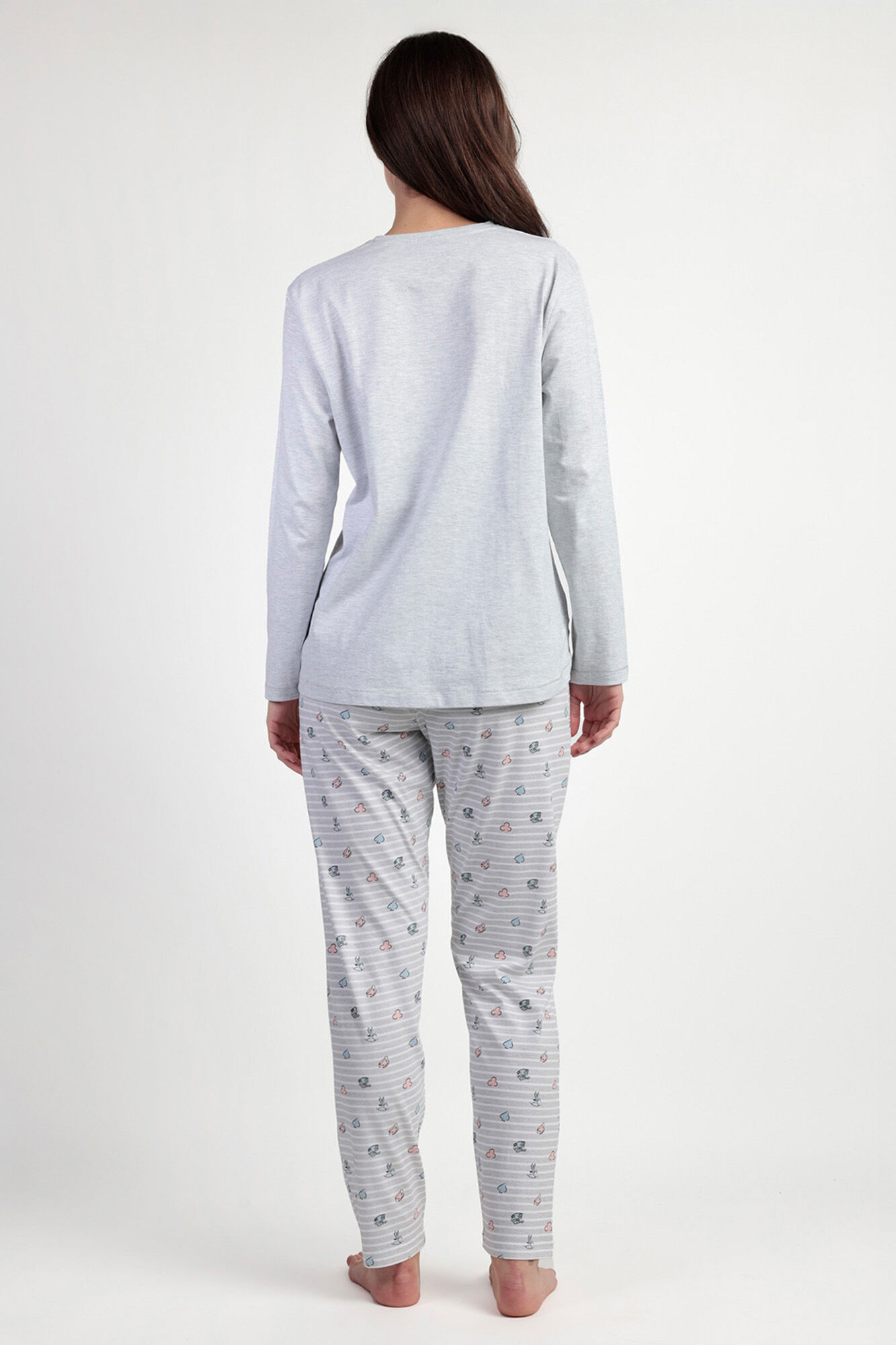 Admas Pijama maternity comprido riscas Alicia Wonderland