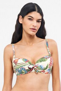 Gisela Top biqu&iacute;ni capacidade estampado tropical