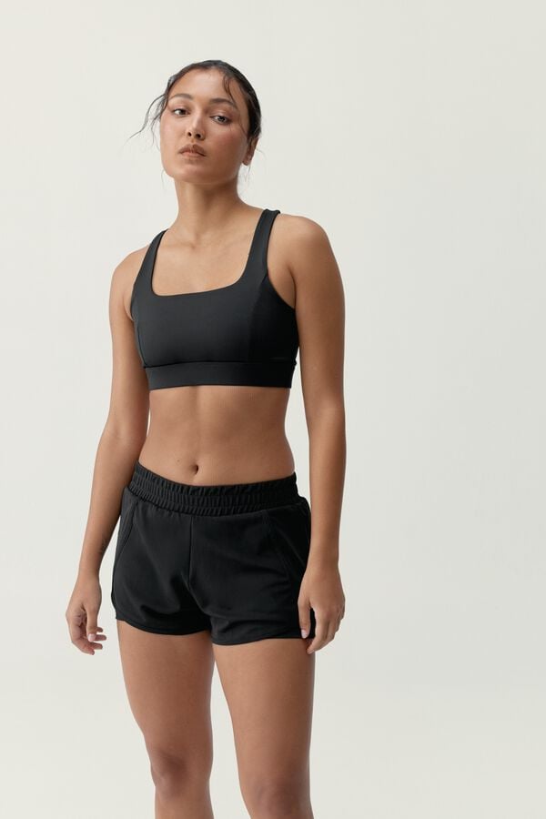 Born Living Yoga Top Padma 2.0 preto preto