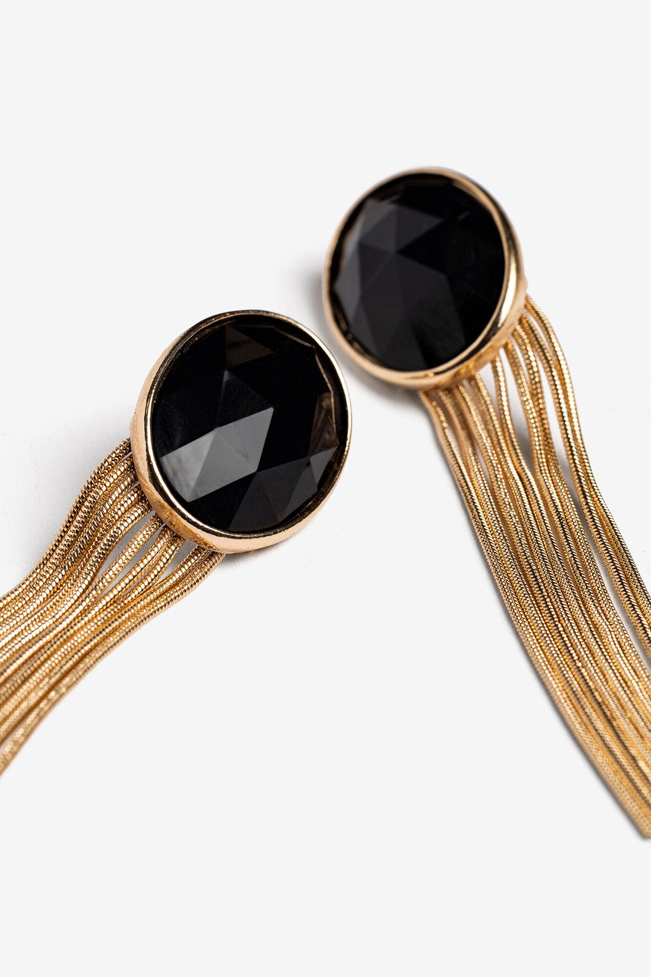 Vilanova Brincos Ovalados com Franjas