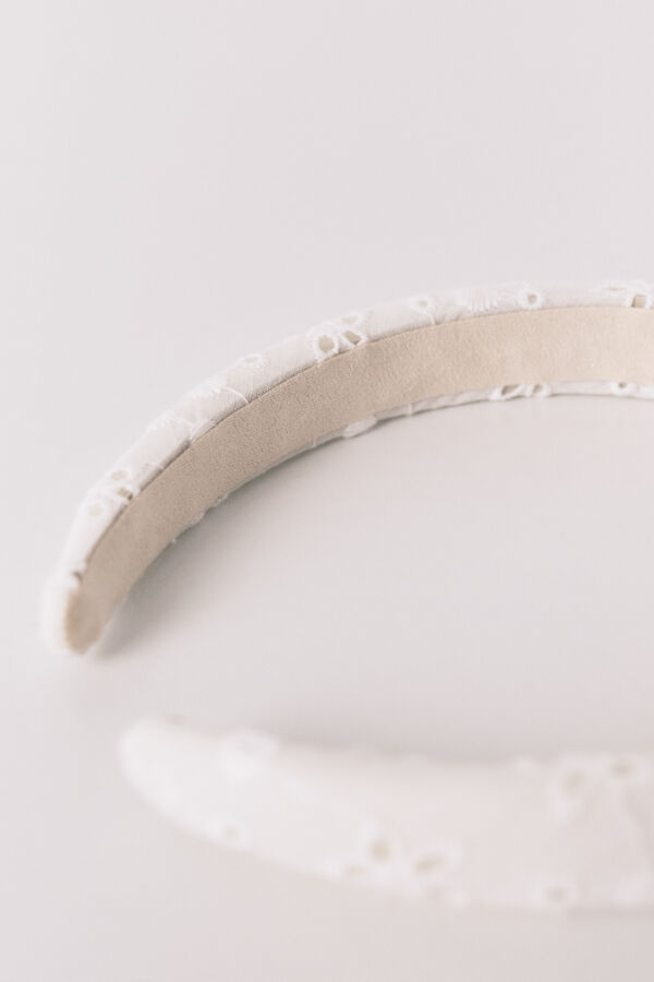 Women'secret Bandolete com bordado su&iacute;&ccedil;o branco branco