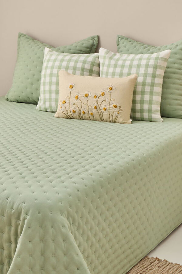 Textura Reversible plain quilt beige