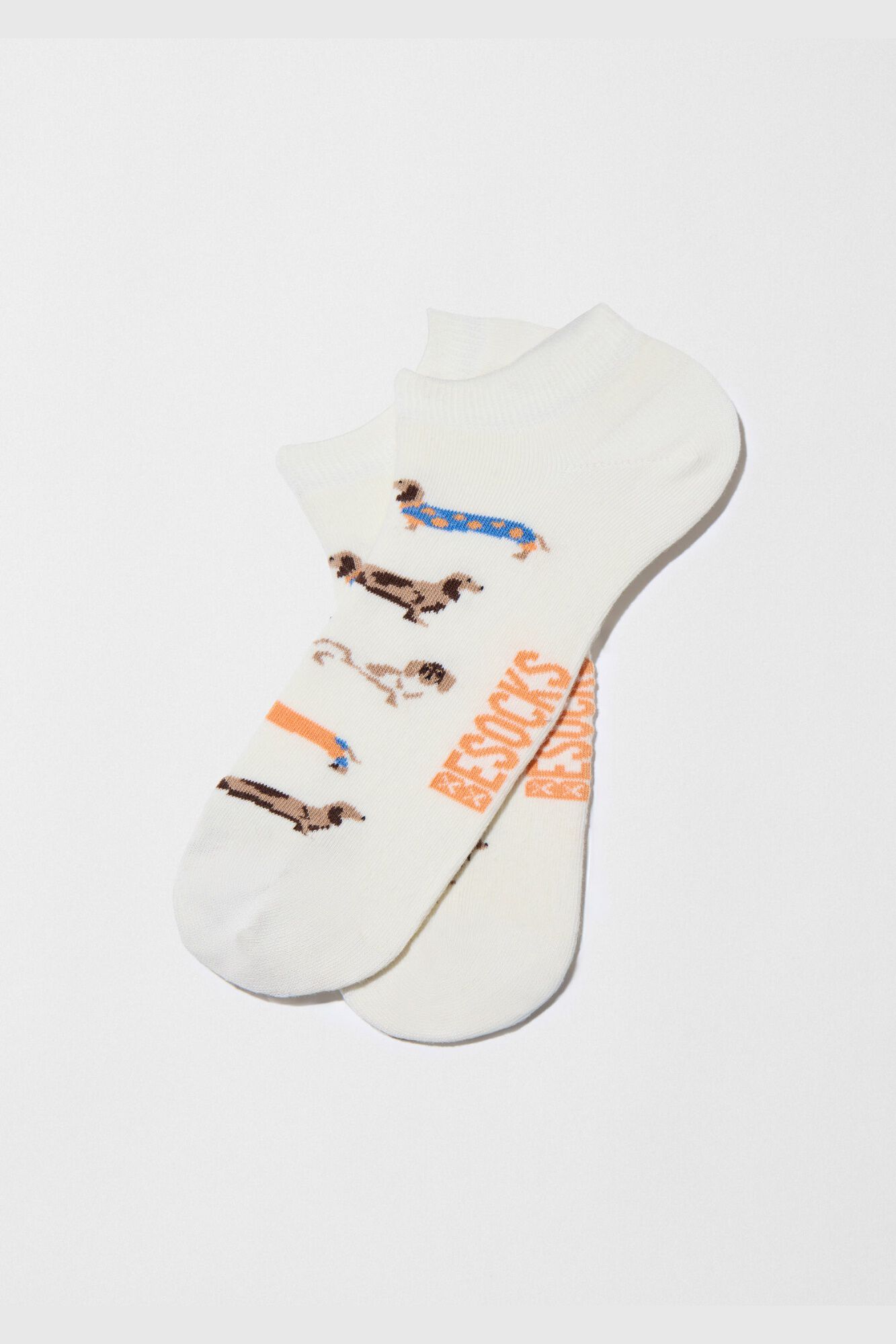 Besocks Calcetines tobilleros perritos algod&oacute;n org&aacute;nico