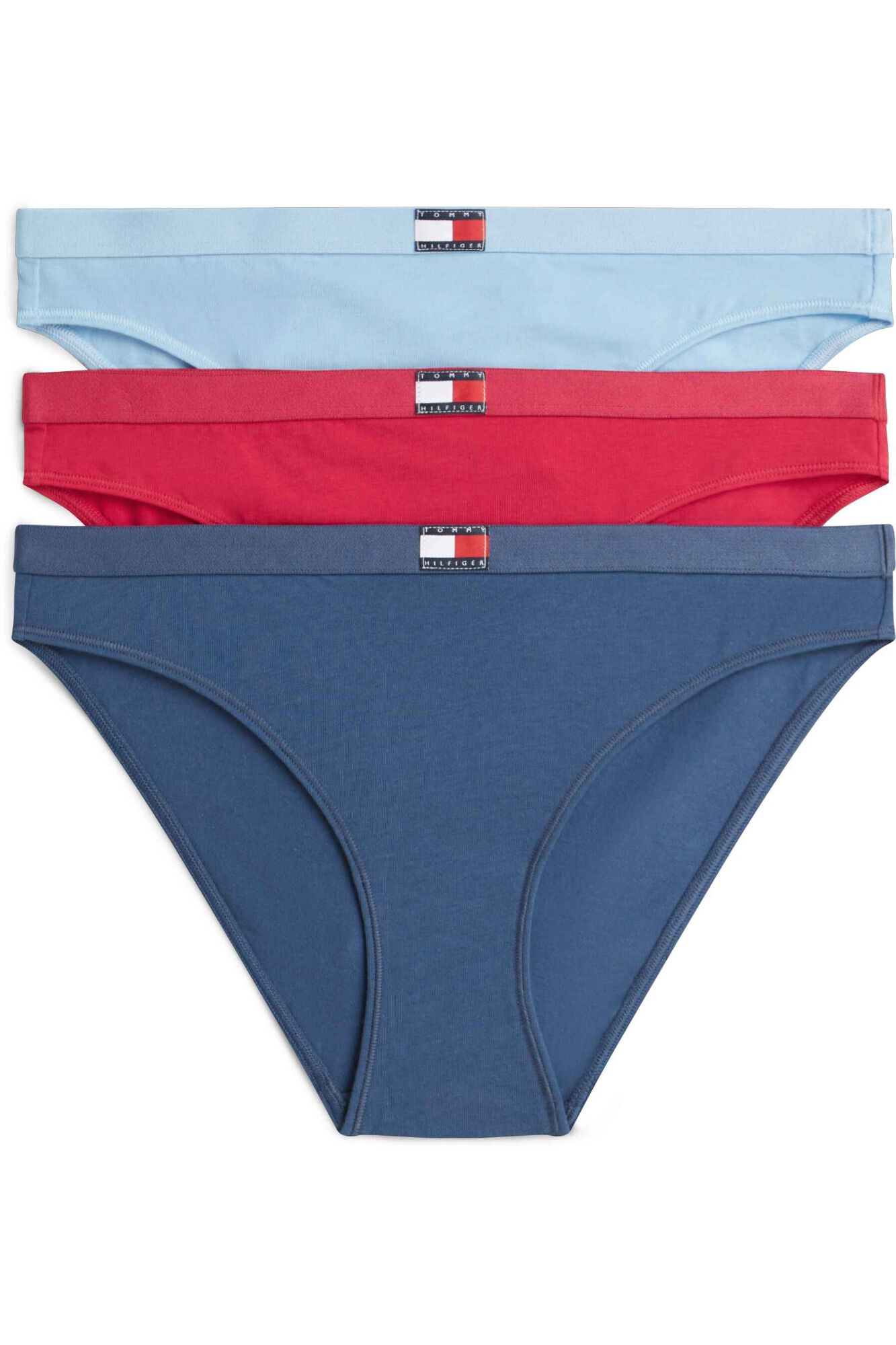 Tommy Underwear Pack de tr&ecirc;s cuecas tipo biqu&iacute;ni tommy