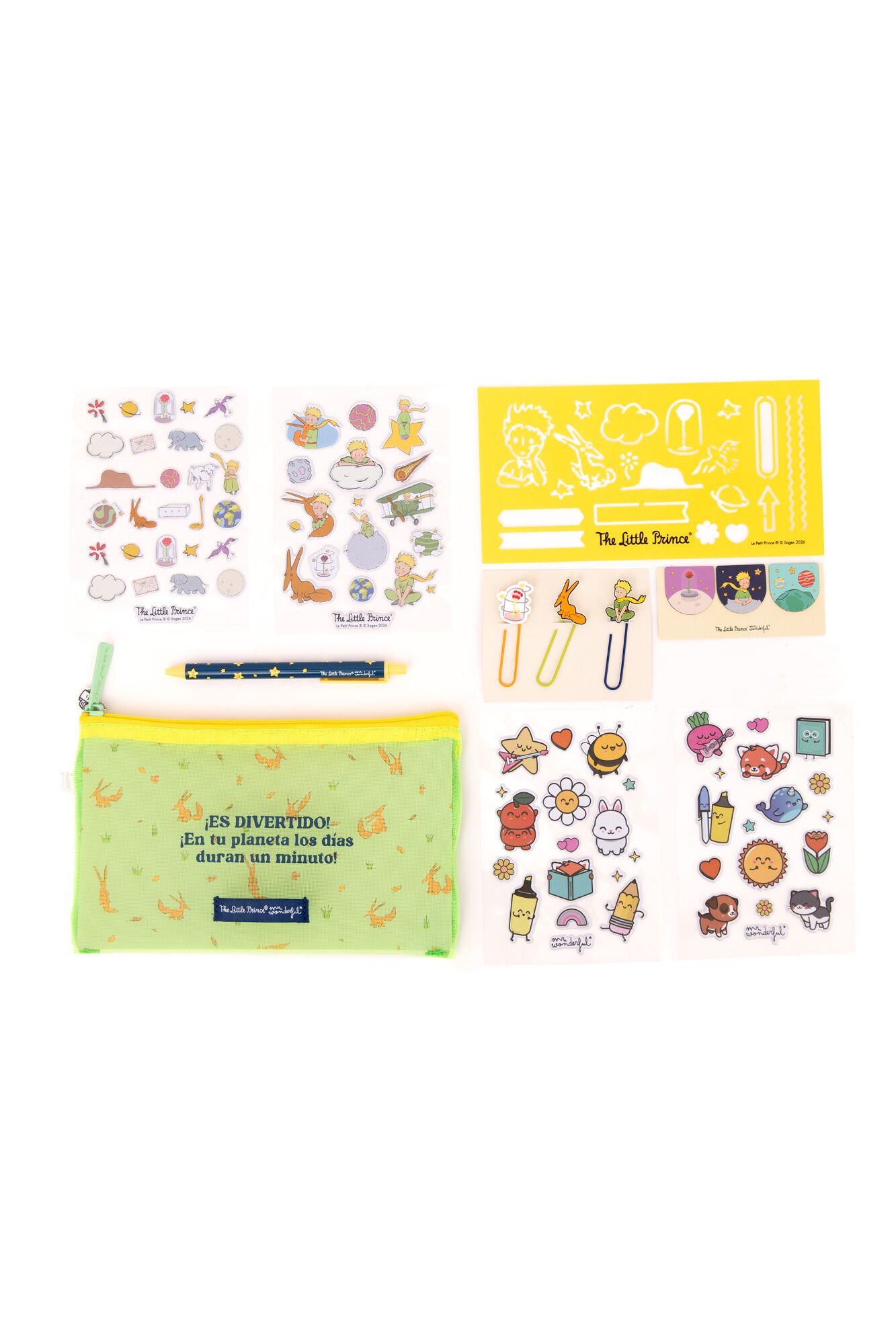 Mr. Wonderful Kit de escrita O Principezinho - No teu planeta os dias duram um minuto!