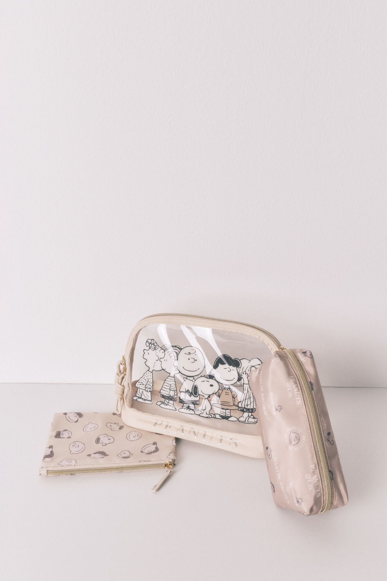 Women'secret Pacote com 3 bolsas de higiene com estampado do Snoopy