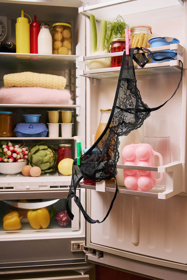 Dorina Sujetador bralette encaje negro negro