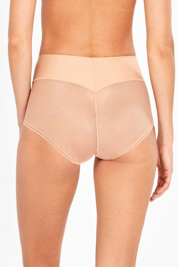 Gisela High-waisted invisible lace panty nude