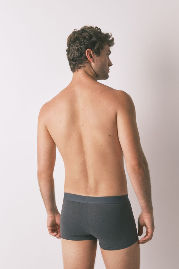 Women'secret Pacote com 2 boxers verdes lisos verde