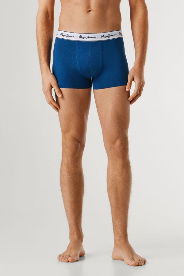 Pepe Jeans Pack 3 boxer liso e riscas verde