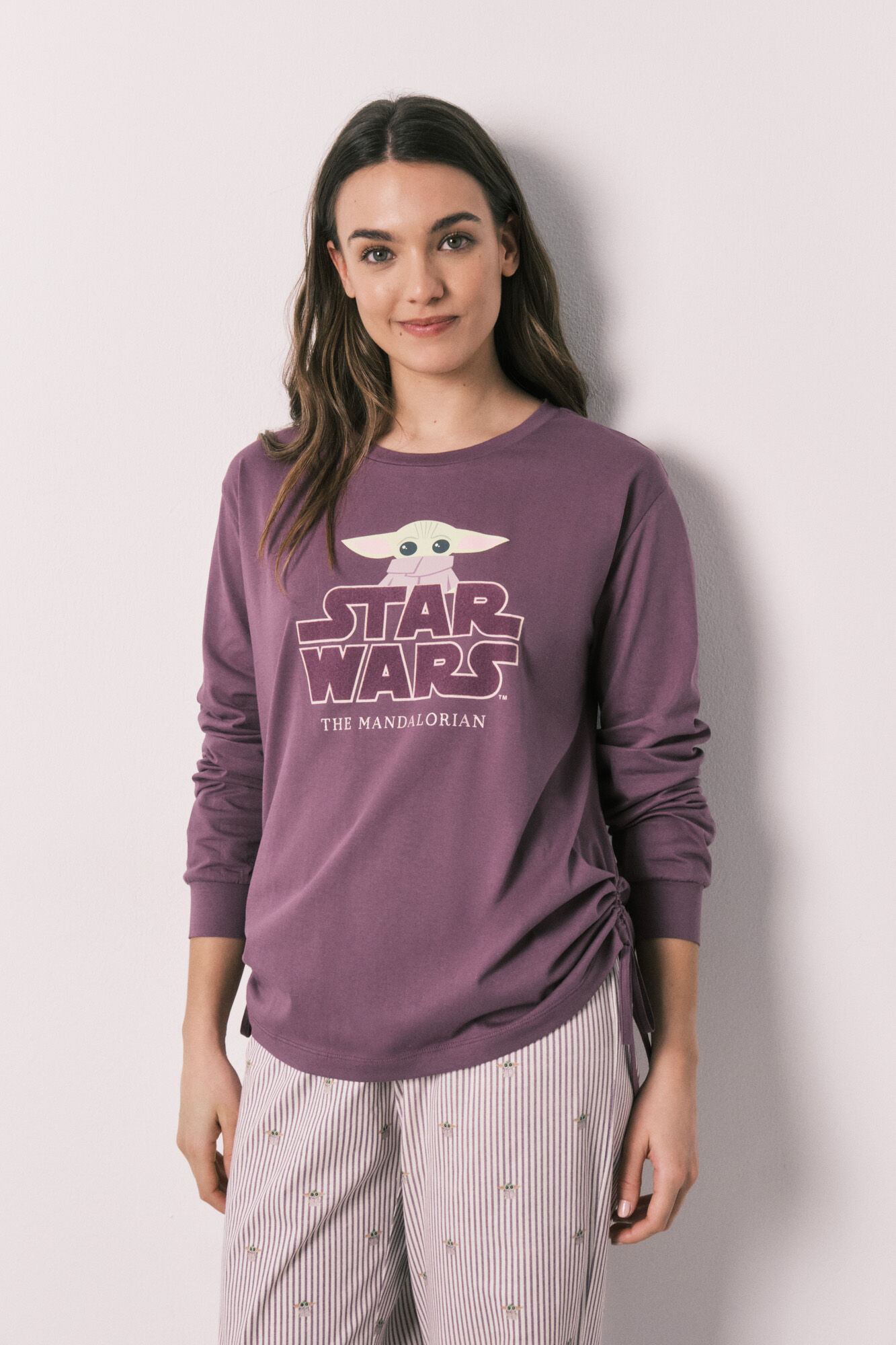 Women'secret Pijama largo algod&oacute;n Grogu