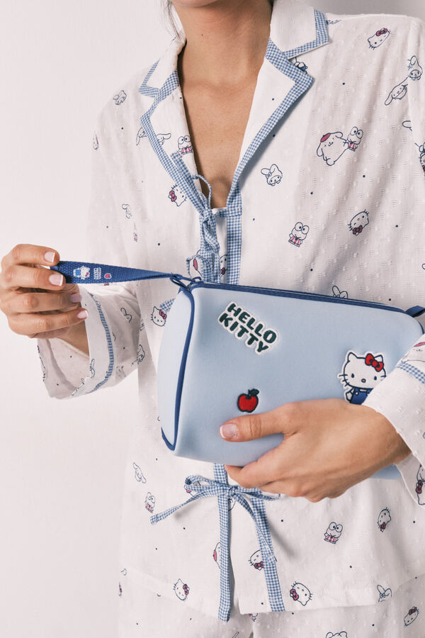 Women'secret N&eacute;cessaire estojo em neopreno Hello Kitty azul