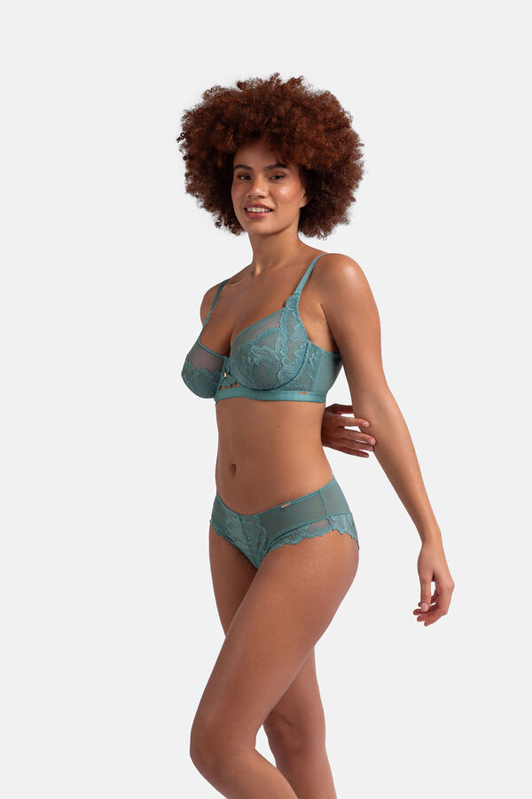 Dorina Sutiã com enchimento sem com aro verde