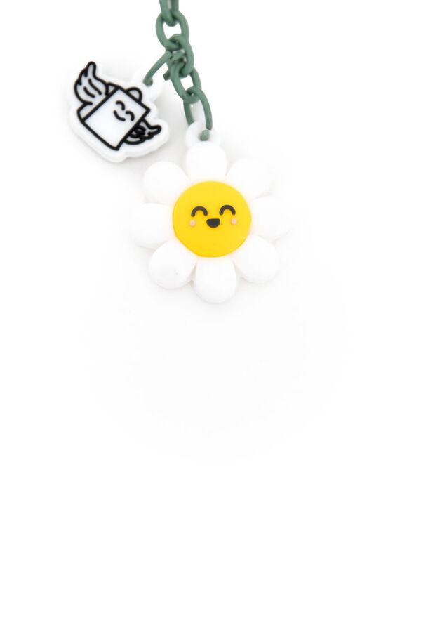 Mr. Wonderful Llavero con colgante Perro salchicha - Let&rsquo;s walk estampado