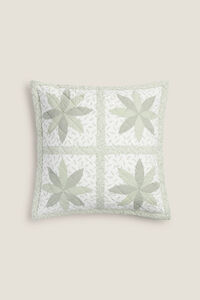 Womensecret Floral patchwork cushion cover beige