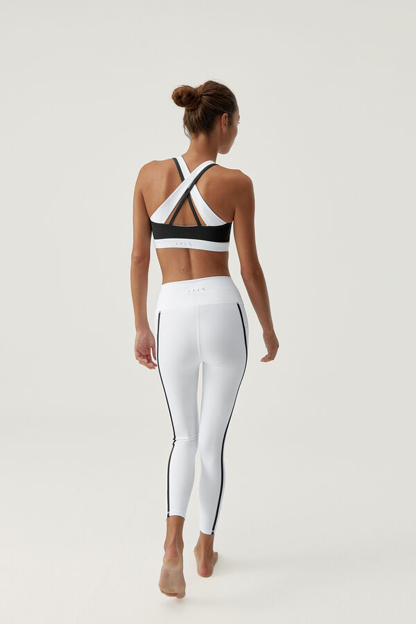 Born Living Yoga Leggings Hanae Black/White branco
