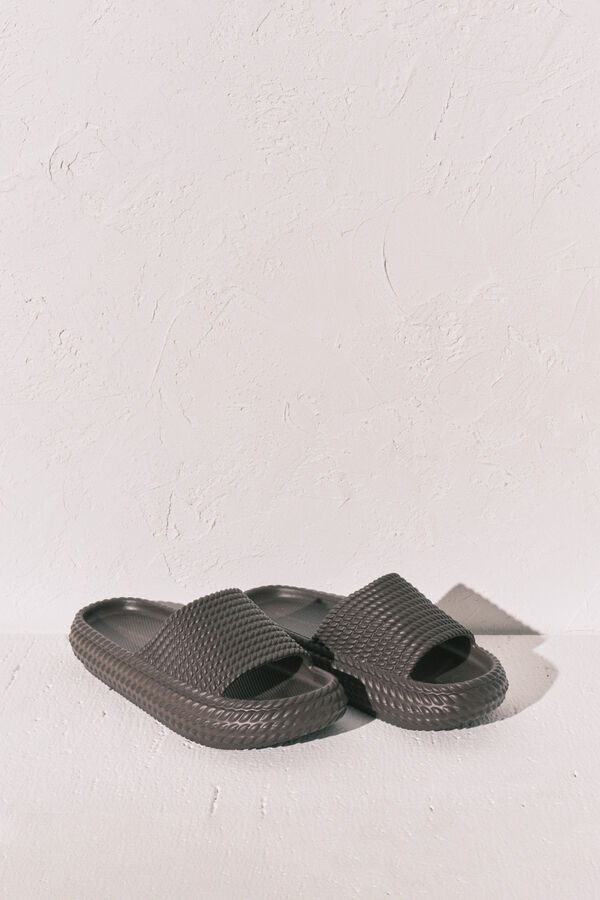 Women'secret Sand&aacute;lias plataforma castanhas cru