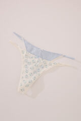 Women'secret Pack of 2 cotton thongs  white