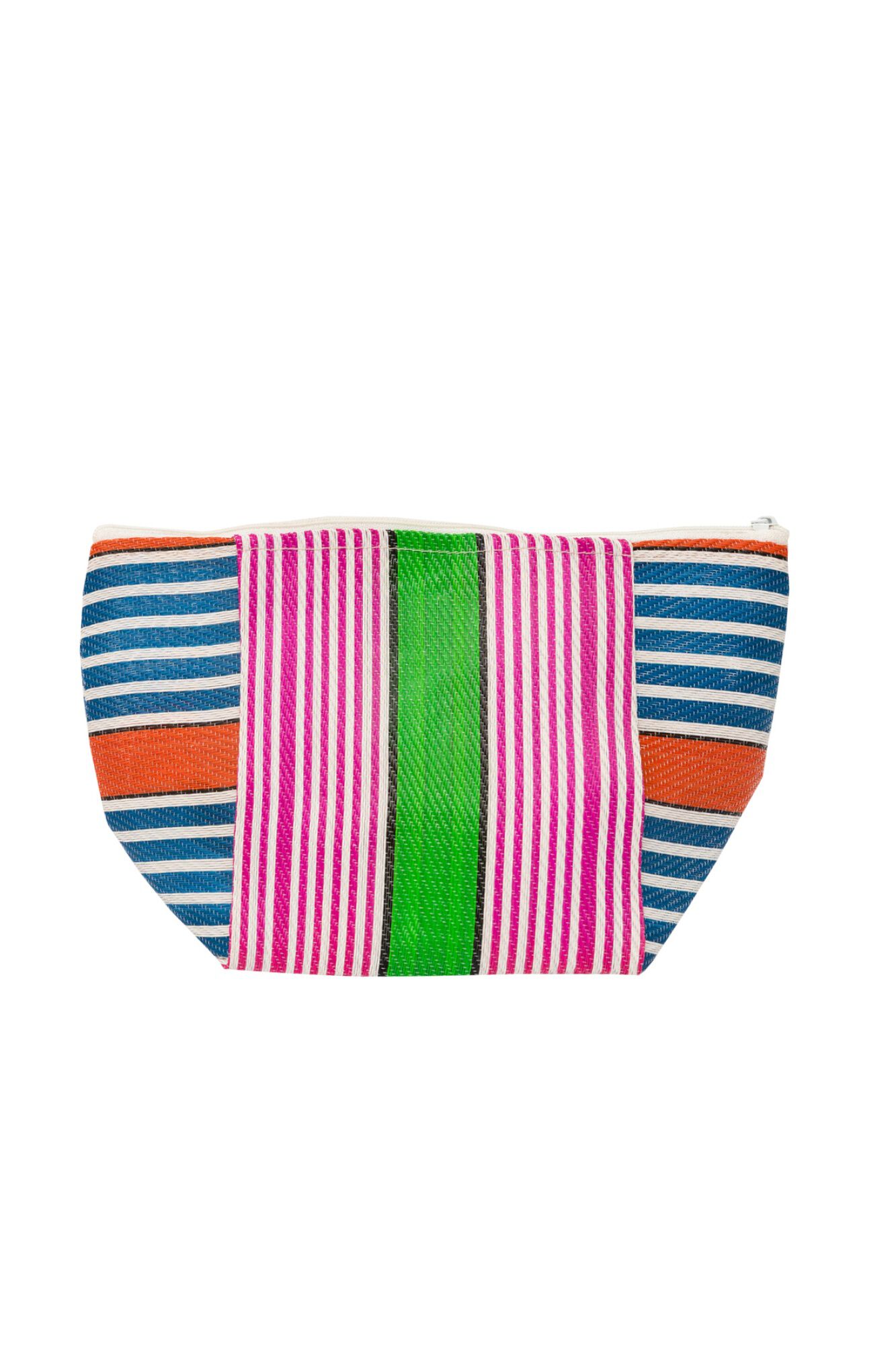 Mr. Wonderful Necessaire com fecho-&eacute;clair laranja, verde e roxo