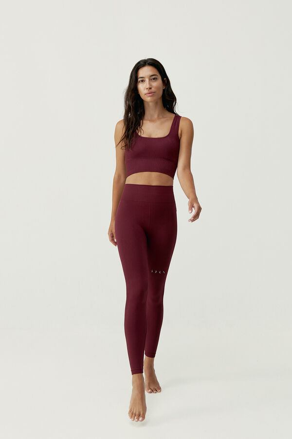 Born Living Yoga Top Yami Bordeaux brown