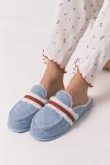 Women'secret Pantufas estampado do Mickey Chinelos de quarto azul