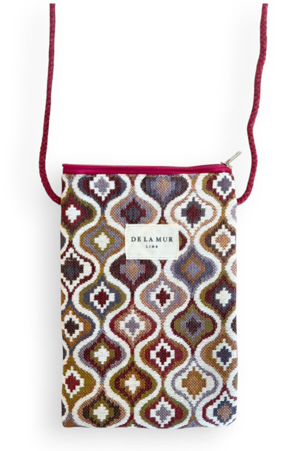 De La Mur Bolsinha Porta-Telem&oacute;vel Onda estampado