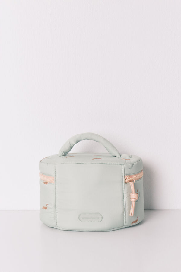 Women'secret N&eacute;cessaire m&eacute;dio estampado de c&atilde;ezinhos verde verde