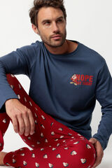 Admas Hoje não, rabugento, um pijama azul