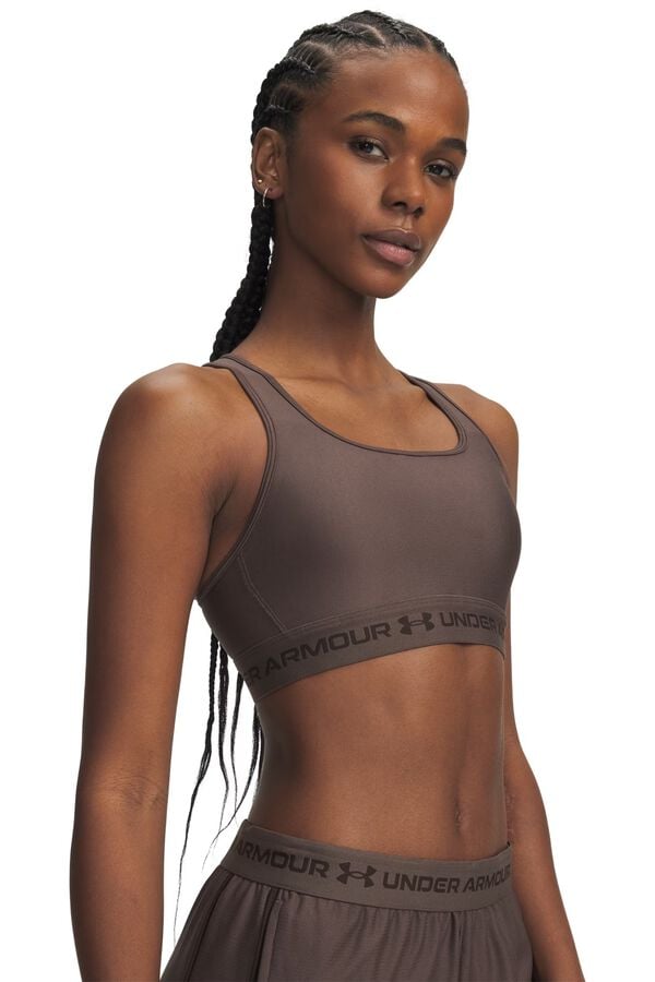 Under Armour Soutien desportivo mulher castanho