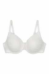 Women'secret Soutien cl&aacute;ssico com enchimento em renda branco BEAUTIFUL bege