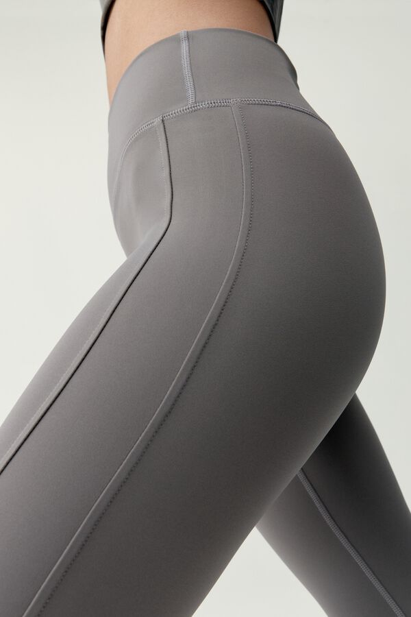 Born Living Yoga Leggings Rise Mink cinzento
