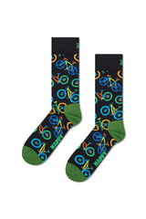 Happy Socks Meia para mountain bike  branco