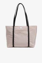 Vilanova Bolso Shopper Acolchado beige