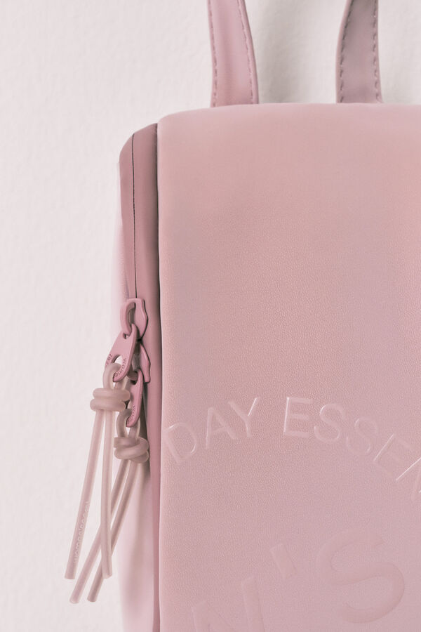 Women'secret Necessaire m&eacute;dia com fecho-&eacute;clair e al&ccedil;a rosa rosa