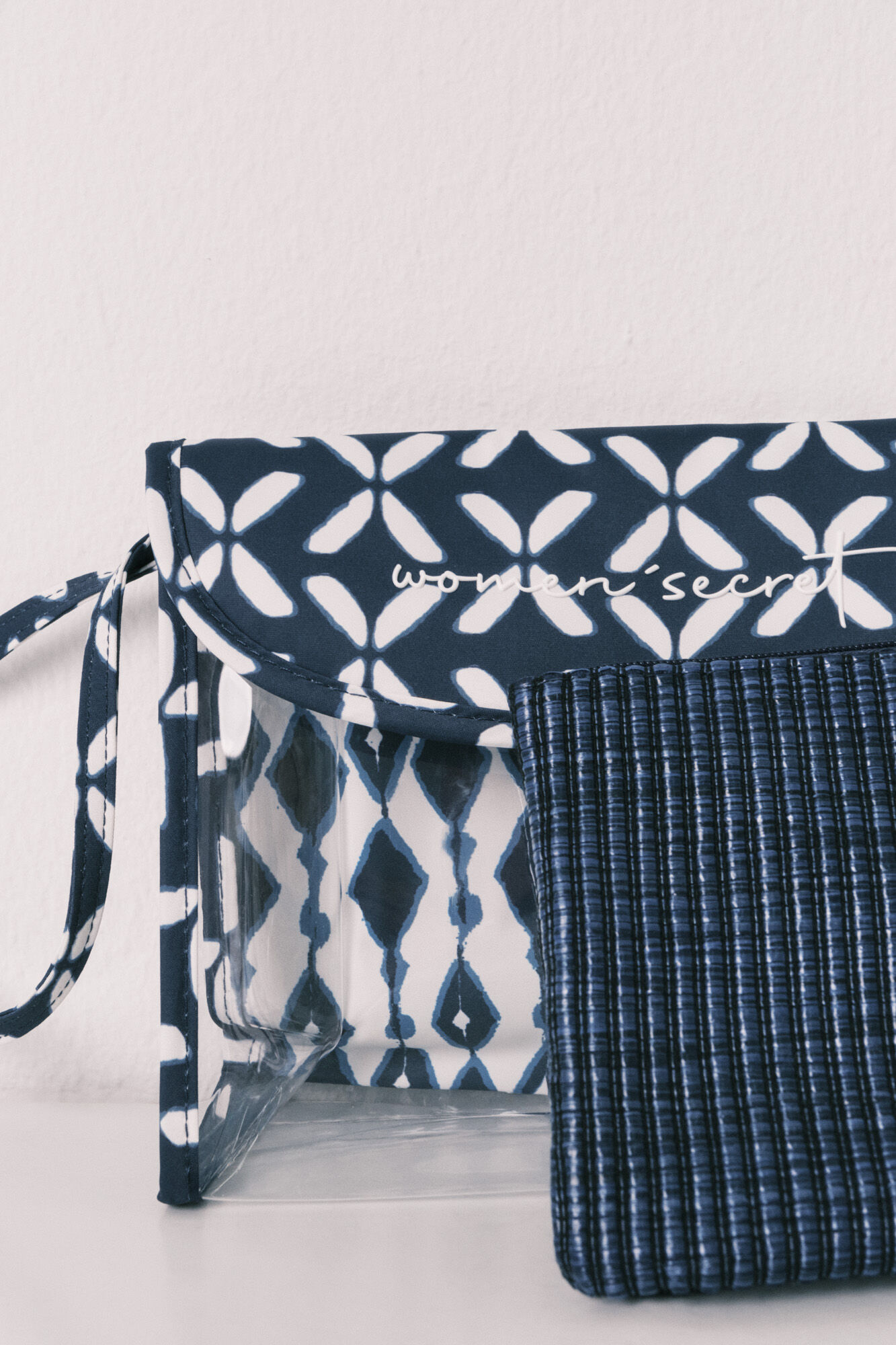 Women'secret Pack 2 n&eacute;cessaires estampado azul