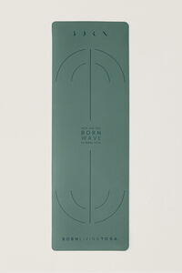 Born Living Yoga Mat Wave 6mm Verde Iceberg