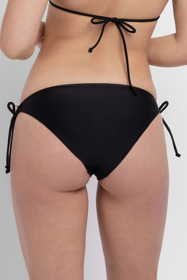Dorina Cueca de biqu&iacute;ni com la&ccedil;o lateral Togo mago preto