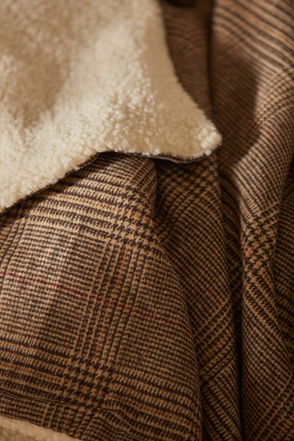 Calma House Plaid reversível scott cru