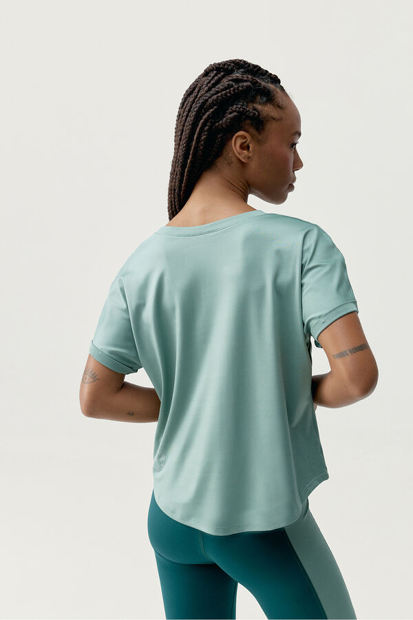 Born Living Yoga Camisa preta Azami bege