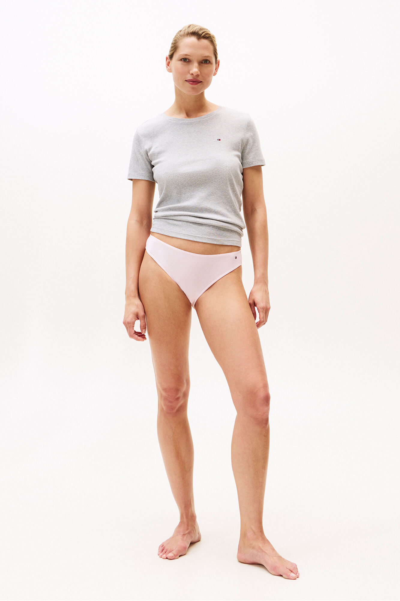 Tommy Jeans Pacote com 3 cuecas brasileiras caneladas 